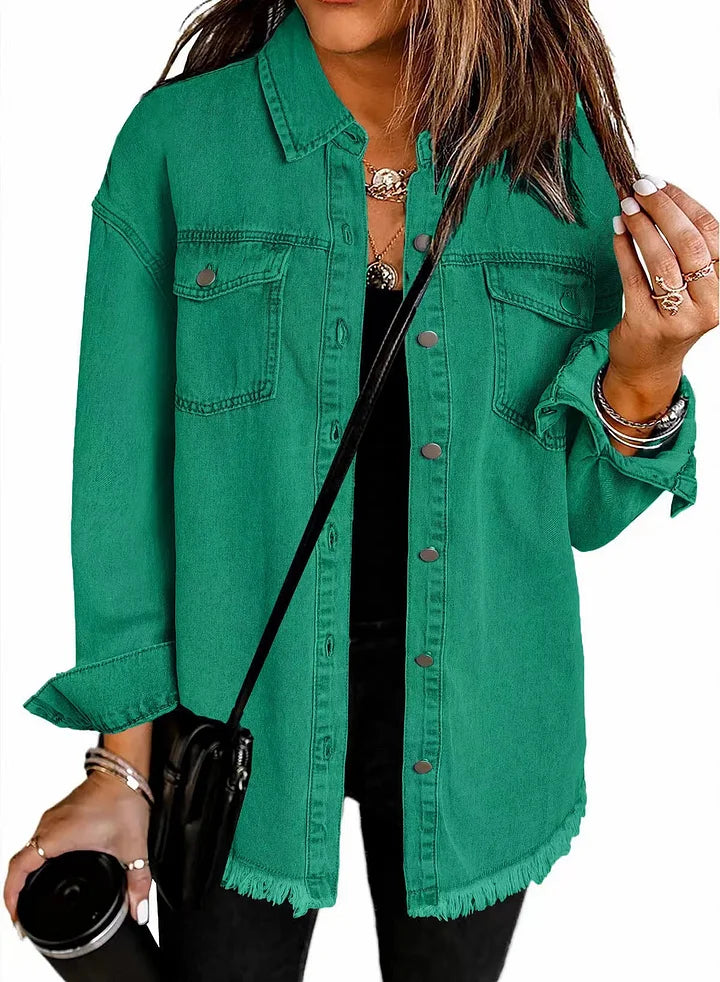 KATJA | Veste en jean classique pour tous les jours