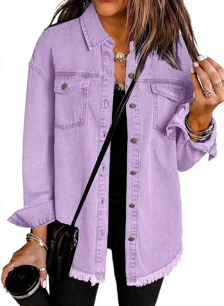 KATJA | Veste en jean classique pour tous les jours