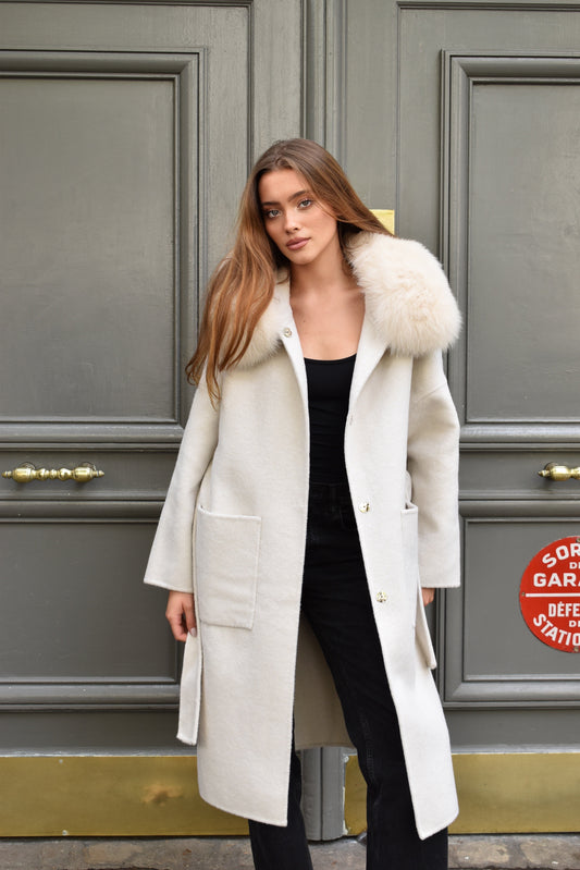 Hela - Manteau long en cachemire