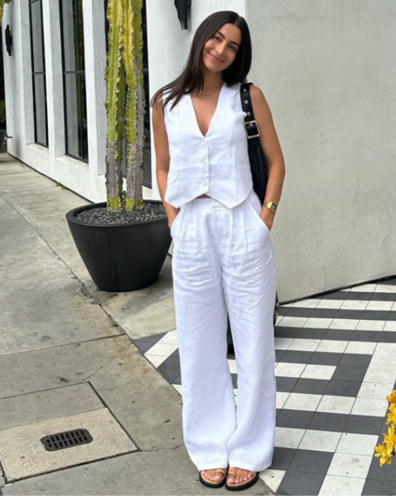 Sophie - Classy Lady - Ensemble deux pièces en lin