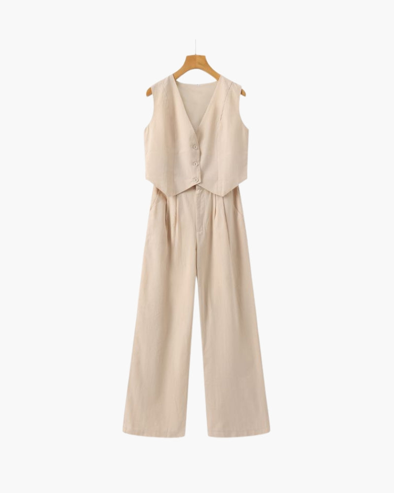 Sophie - Classy Lady - Ensemble deux pièces en lin