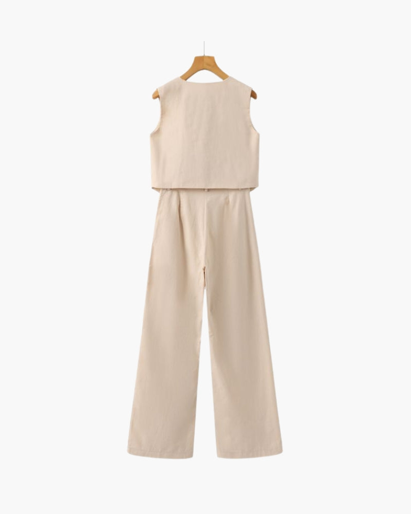 Sophie - Classy Lady - Ensemble deux pièces en lin