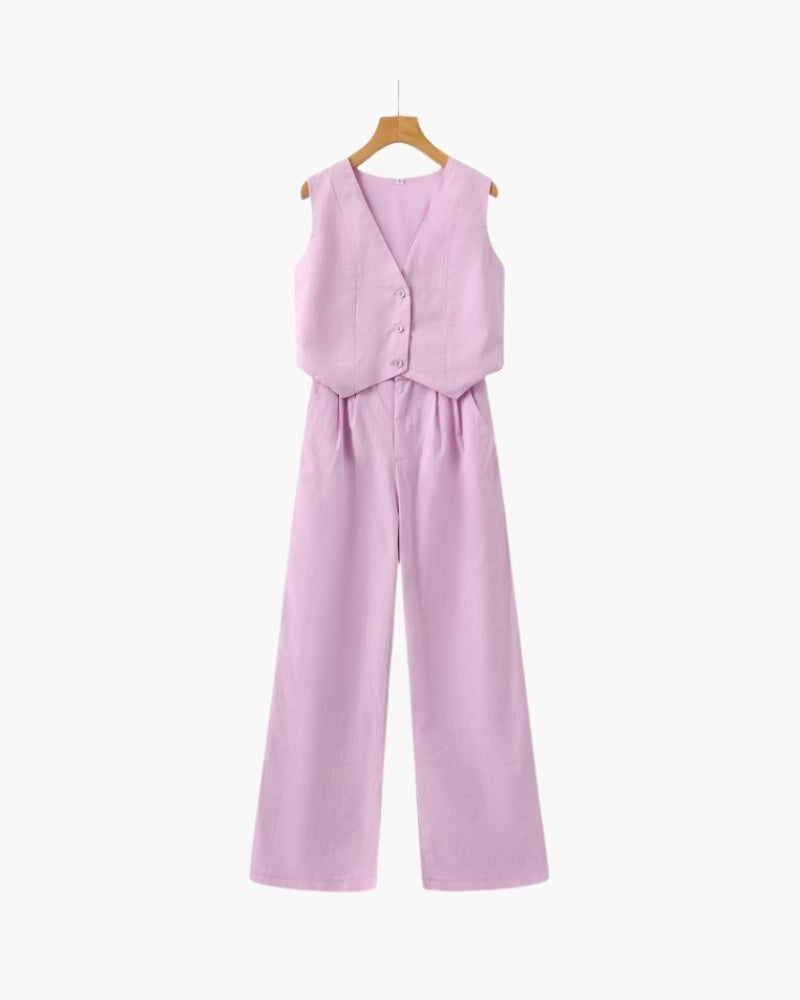 Sophie - Classy Lady - Ensemble deux pièces en lin