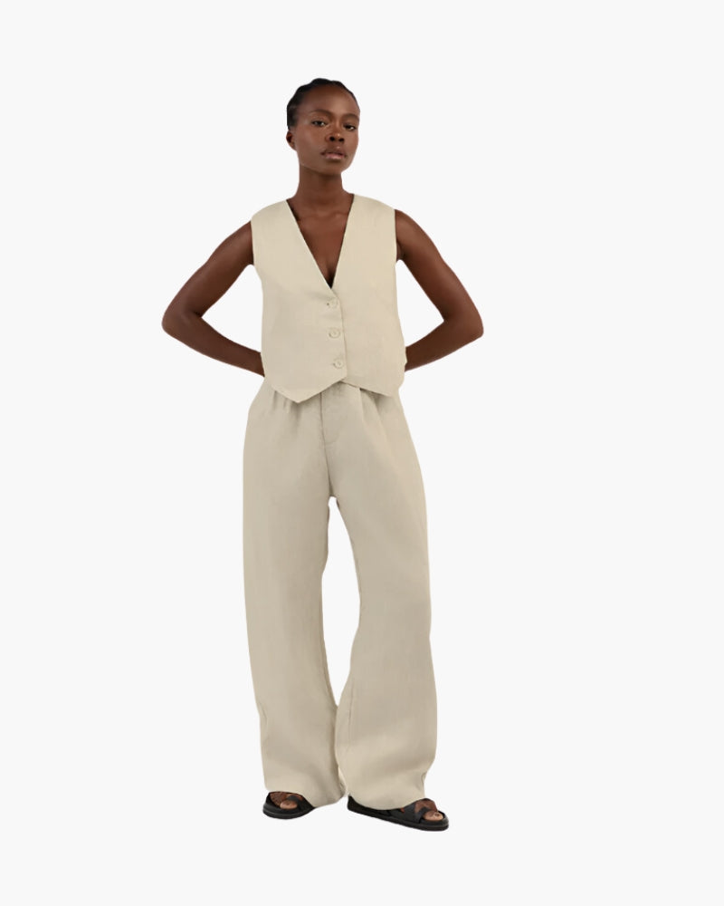 Sophie - Classy Lady - Ensemble deux pièces en lin