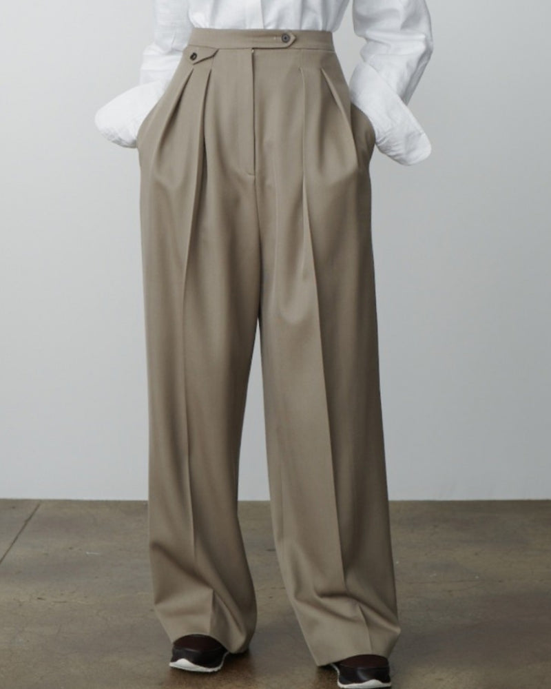 Sophie - Pantalon oversize en laine