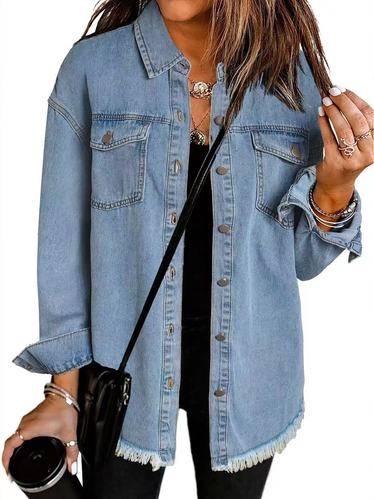 KATJA | Veste en jean classique pour tous les jours