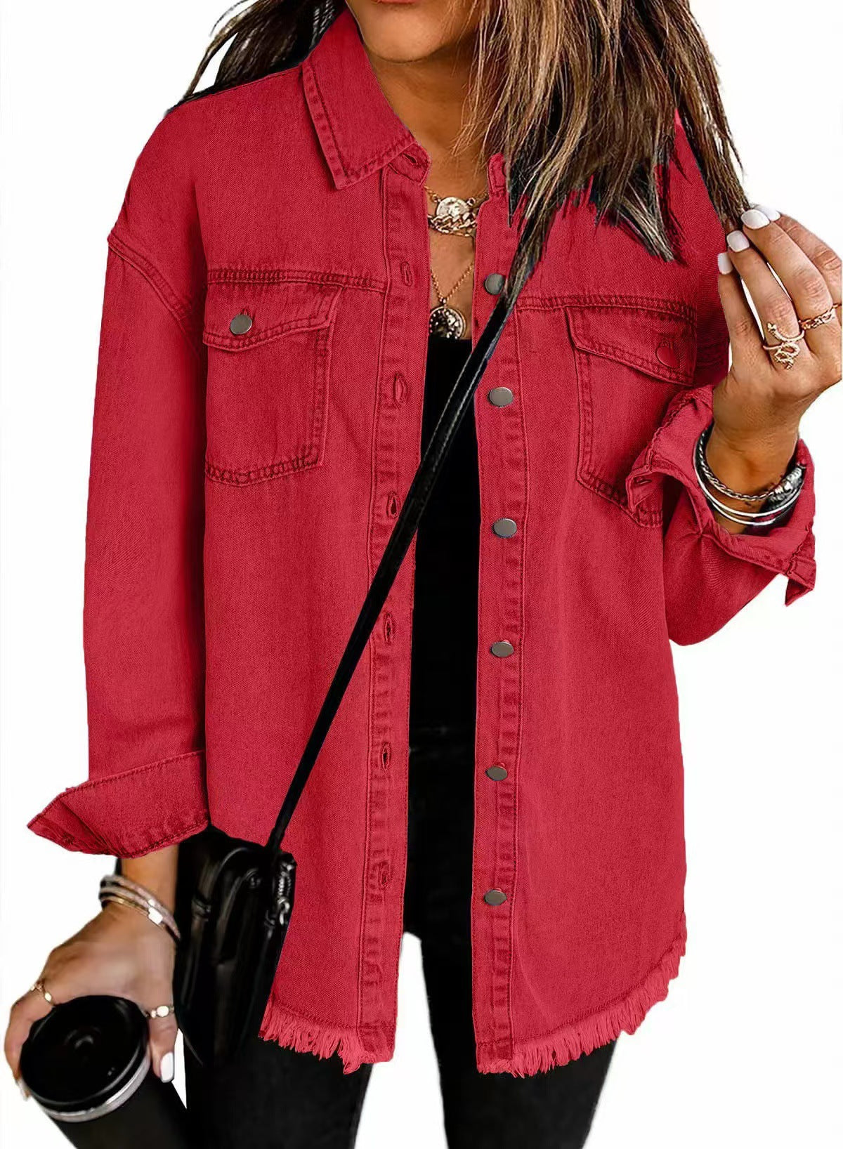 KATJA | Veste en jean classique pour tous les jours