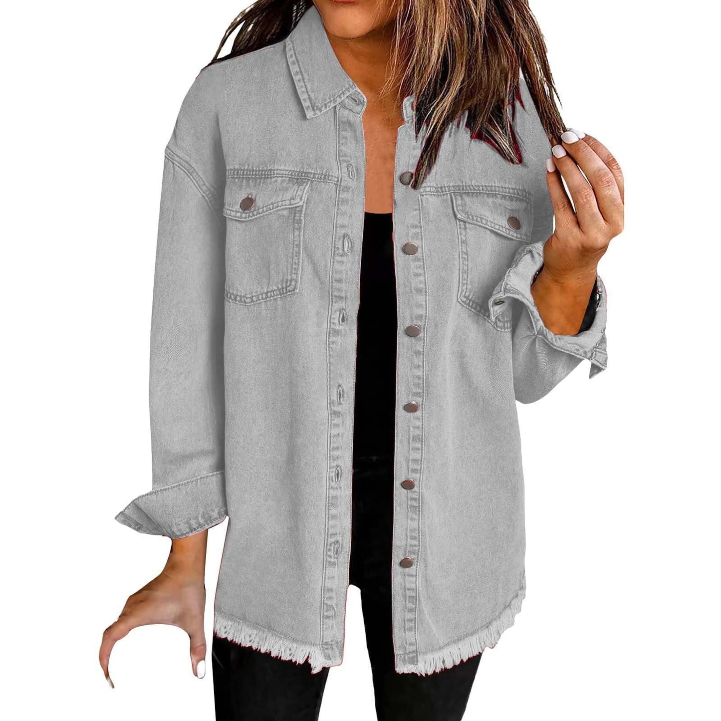 KATJA | Veste en jean classique pour tous les jours