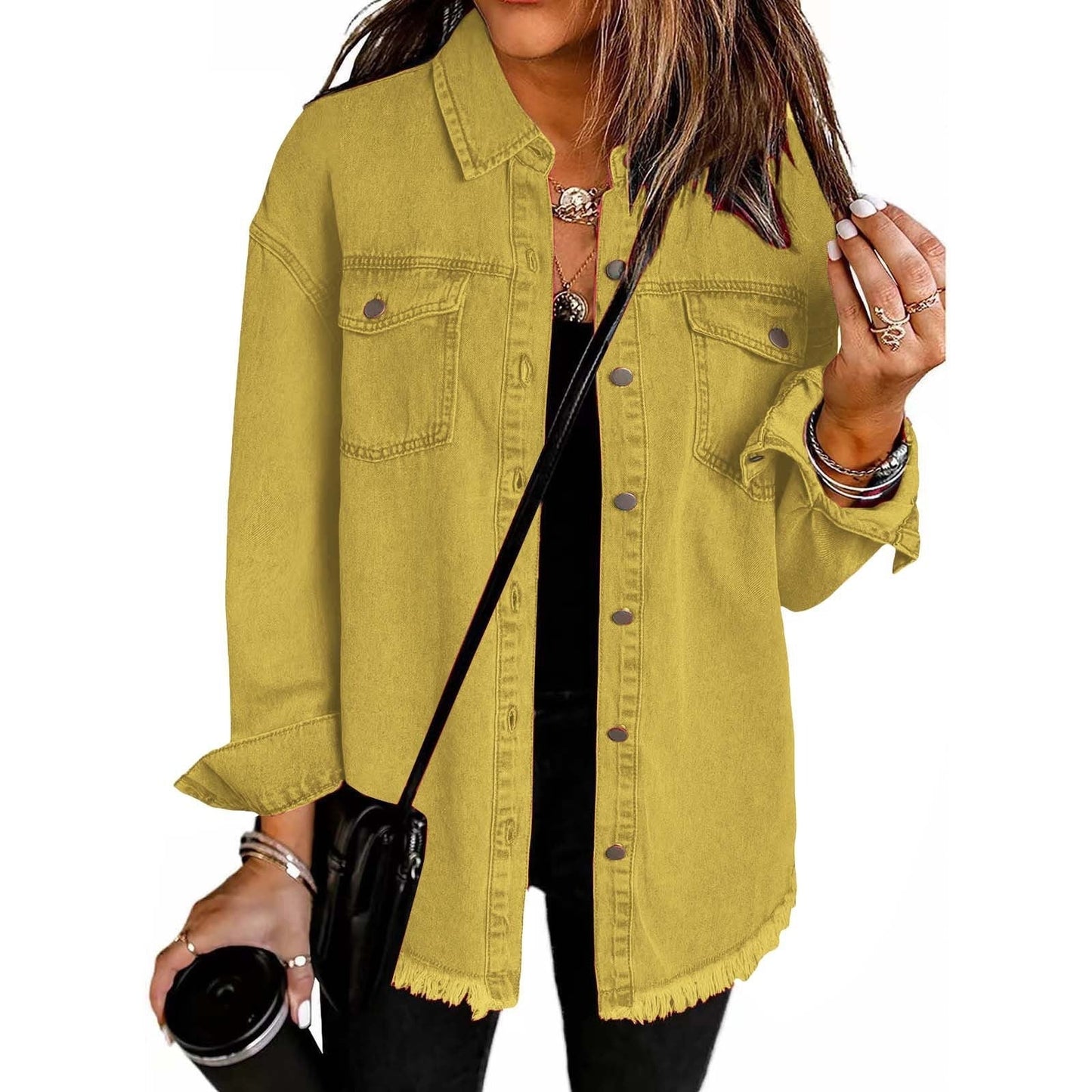 KATJA | Veste en jean classique pour tous les jours