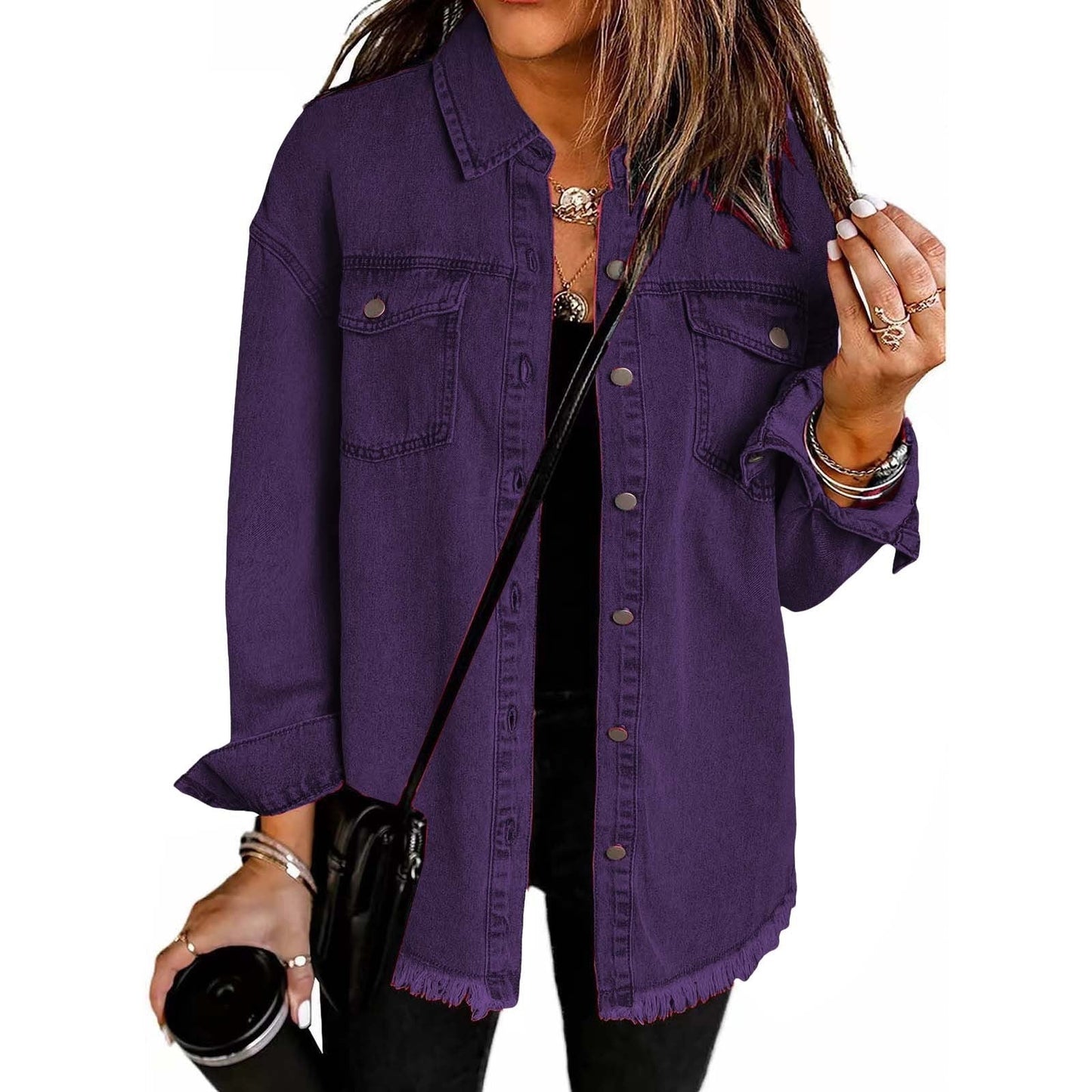KATJA | Veste en jean classique pour tous les jours