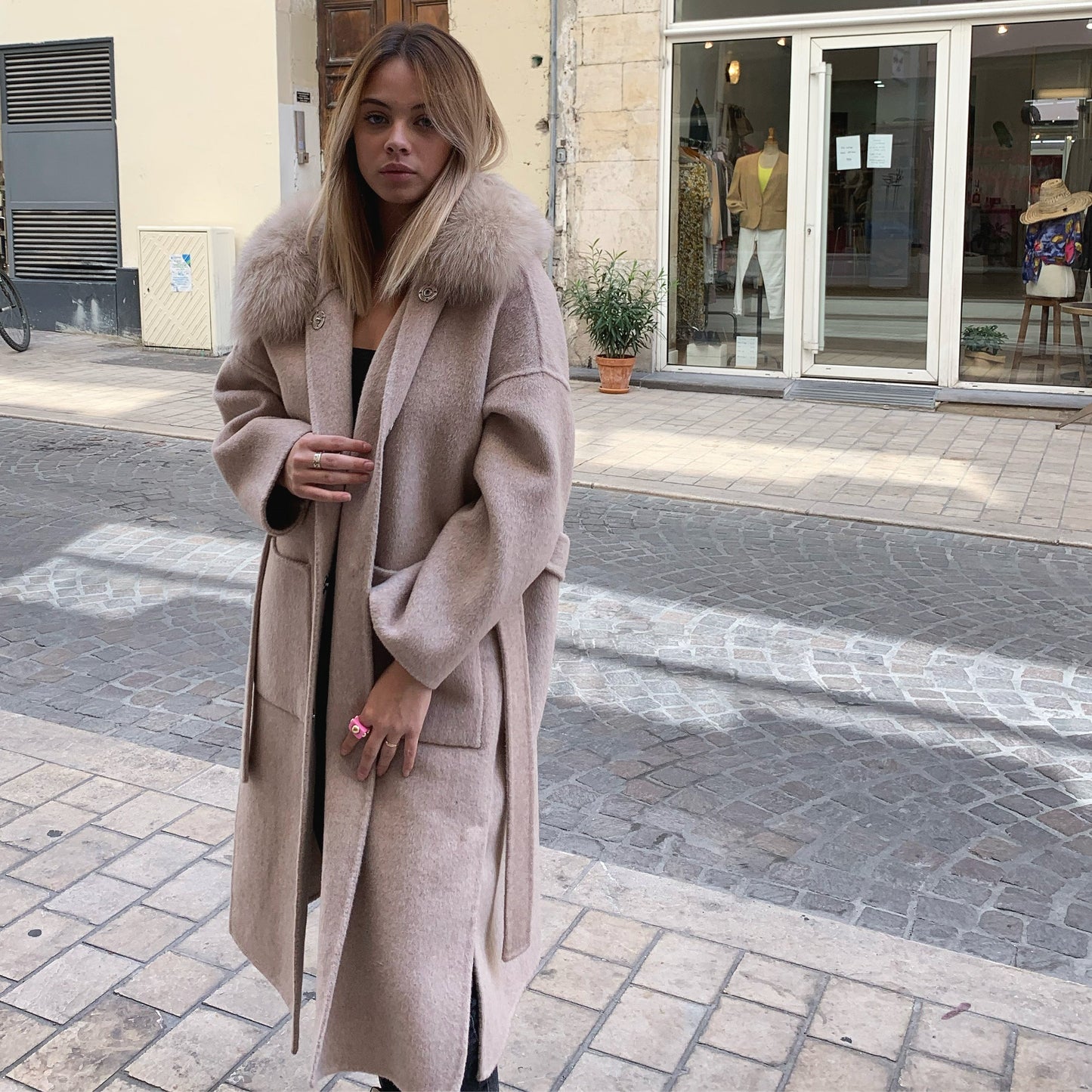 Hela - Manteau long en cachemire