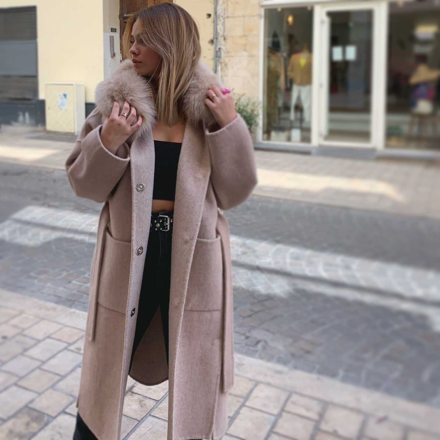 Hela - Manteau long en cachemire