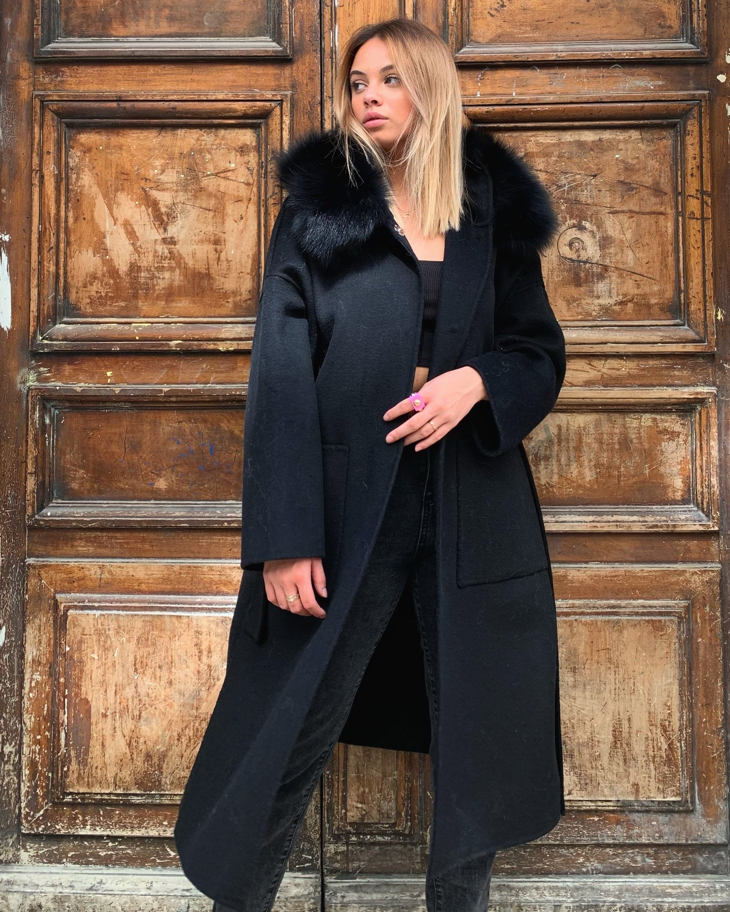 Hela - Manteau long en cachemire