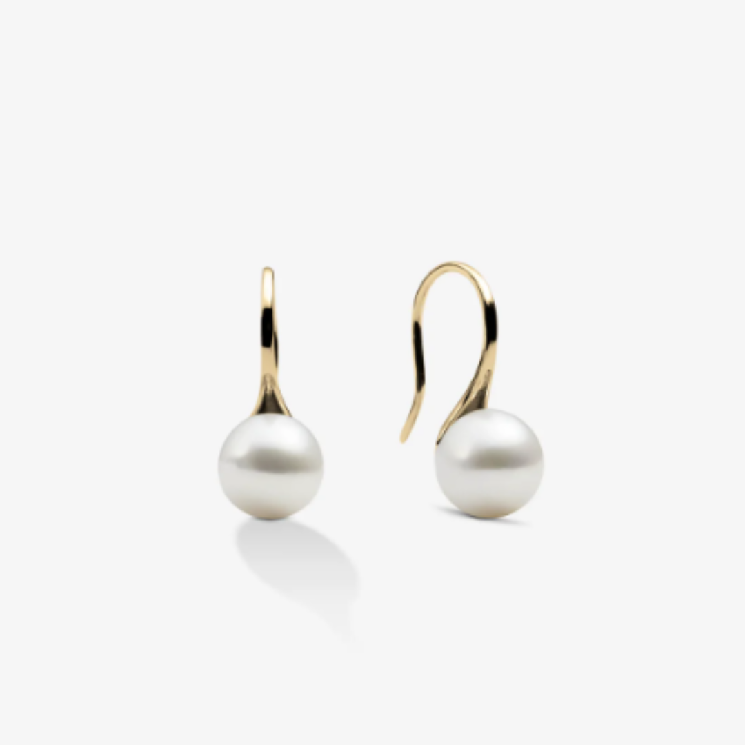 BOUCLES D'OREILLES À CROCHET DE PERLES